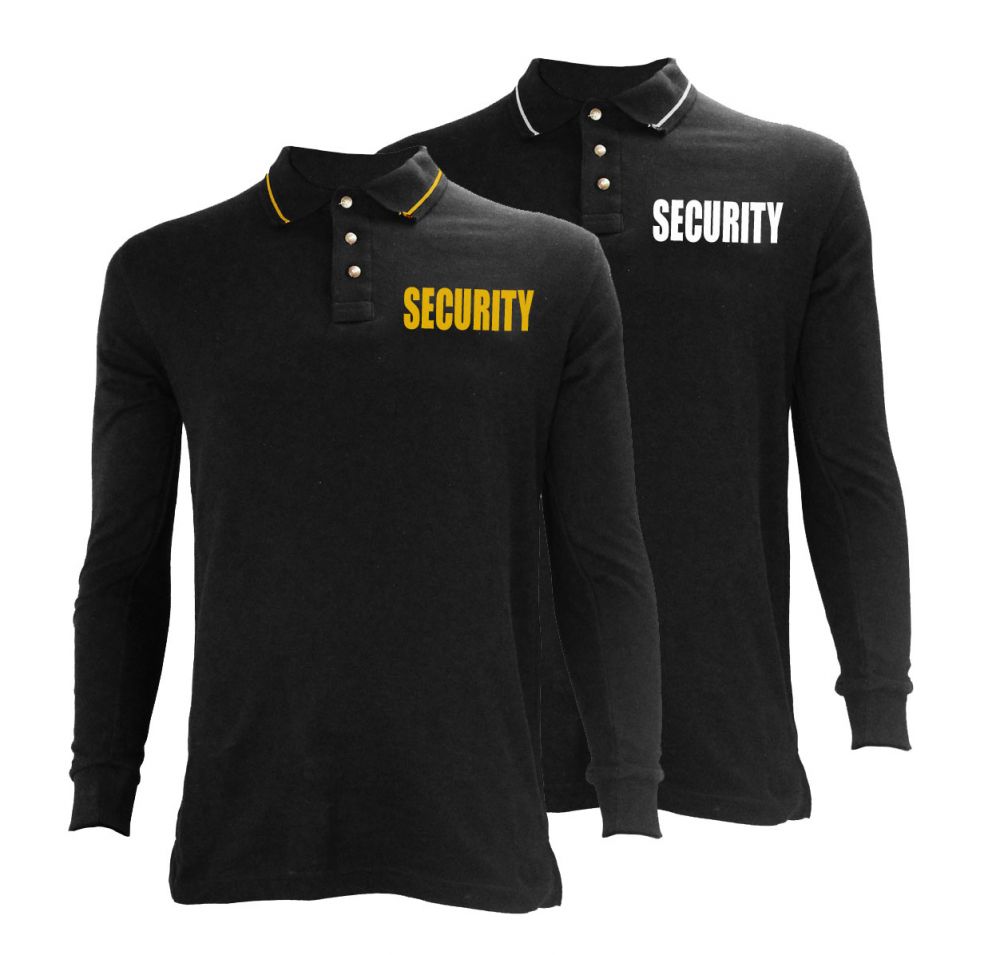 China Feiny Long Sleeve Security Polycotton Tactical Stripe Polo Shirts