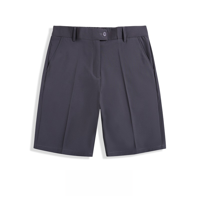 Wholesale Boy Summer Cotton Elastic Waist Woven Shorts Boy School Uniform Shorts