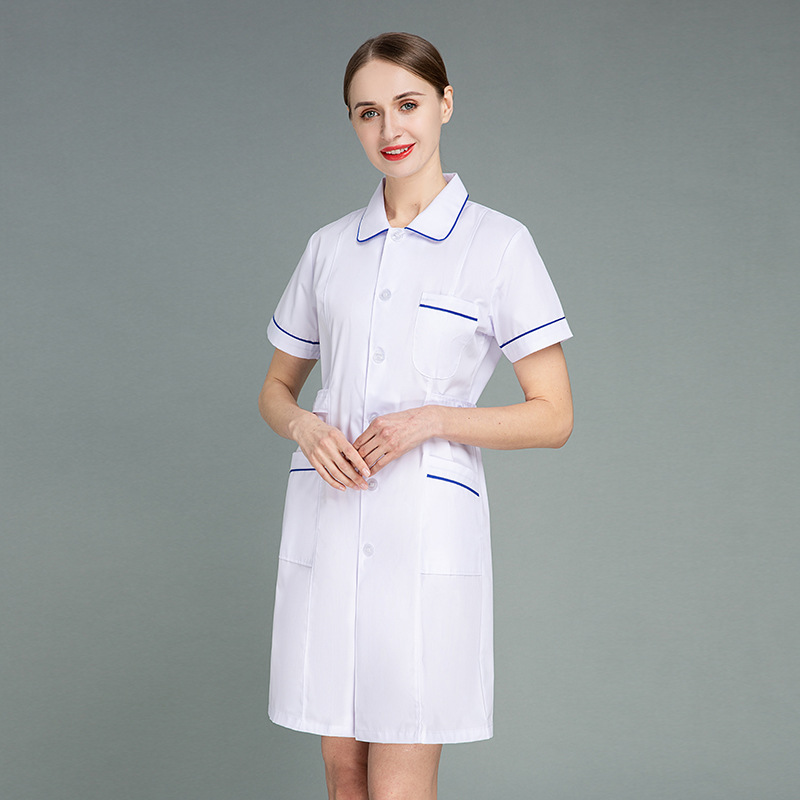 Custom Elegant Hospital Uniform Lady′s Nursing Dress