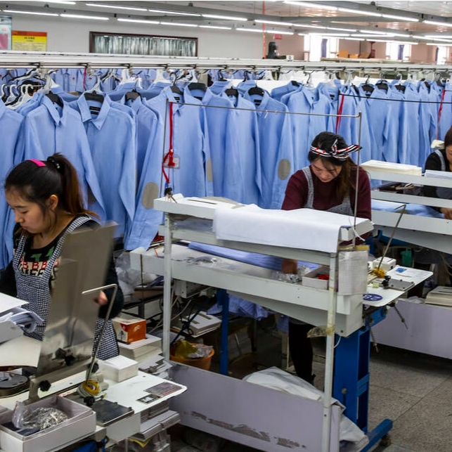 All kinds of clothes' productions are mainly relied on factory workers.Our workers are all skilled people,who stayed with us from our factory opened in 2012.They are all our best cooperators.