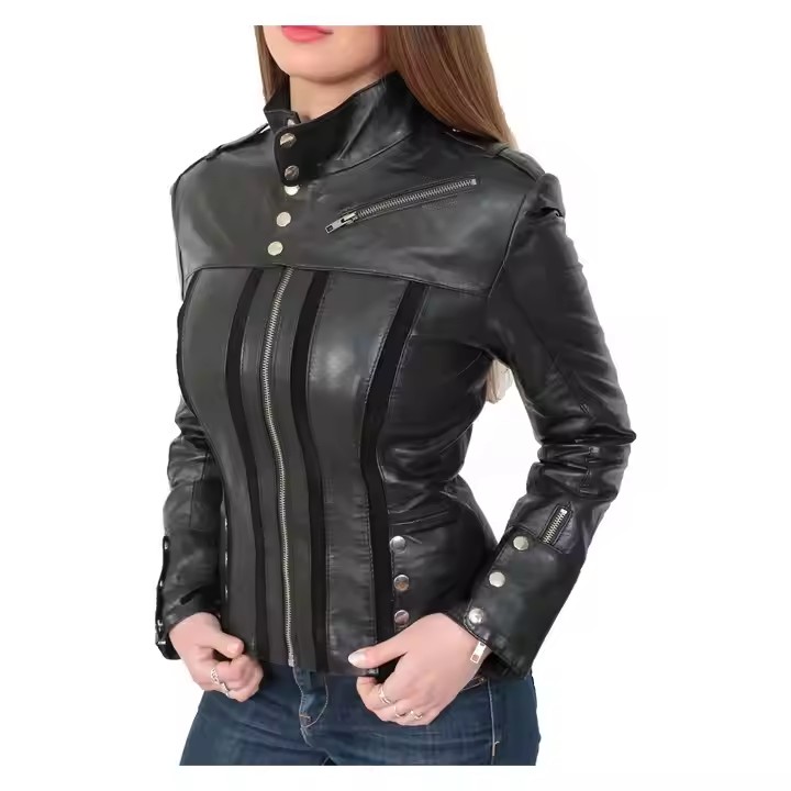 FASHION SHEEP SKIN LADIES LEATHER JACKET