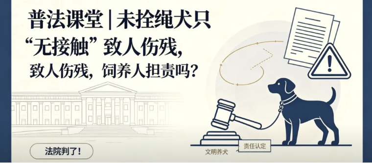 普法课堂｜未拴绳犬只“无接触...