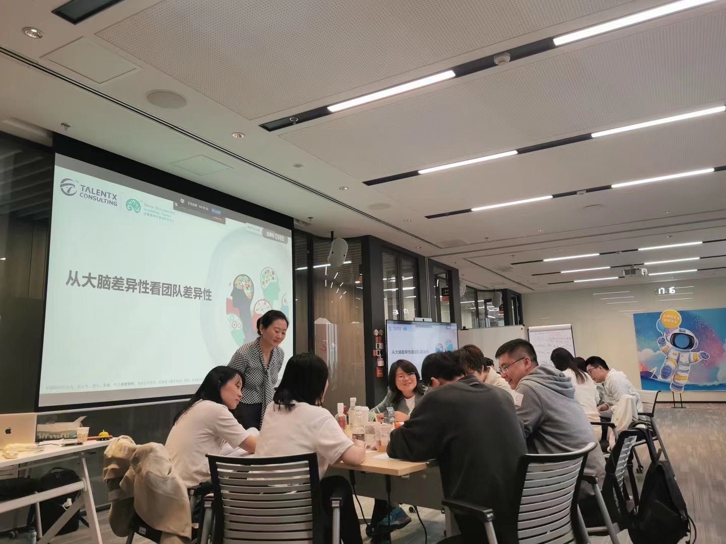 近日，我司为某头部互联网大厂电商公司的线下脑神经领导力培训成功举办