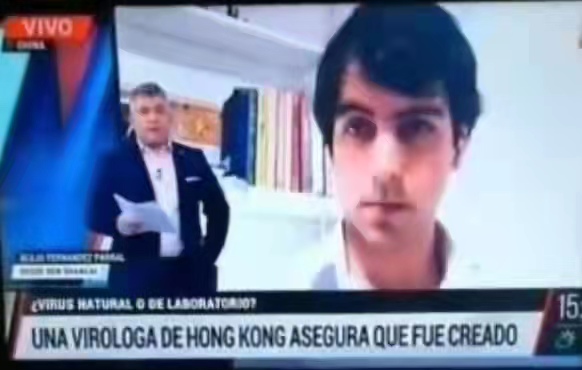 Alejo Fernández Parral 在阿根廷最重要的新闻节目之一Todo en Uno (América 24 频道)被远程采访。我们谈了新冠病毒的溯源。最后还谈到了我领导的阿根廷商会计划。