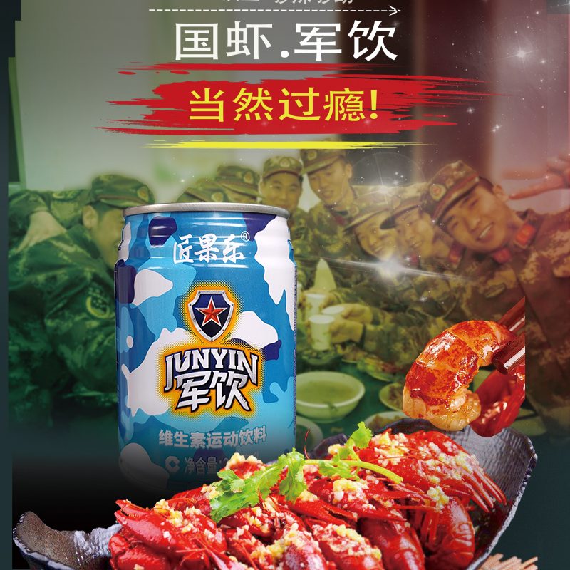 匠果力--军饮瓶装蛹虫草维生素能量·饮料258ml