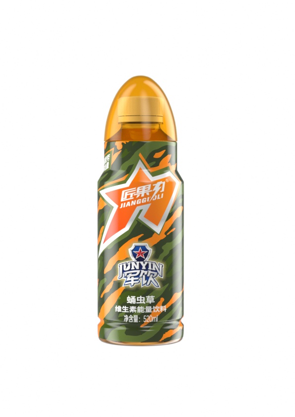 匠果力--军饮瓶装蛹虫草运动能量饮料538ml