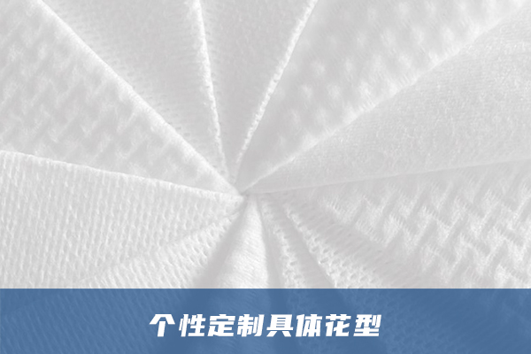 Personalized custom pattern spunlace nonwoven fabric for dry towels