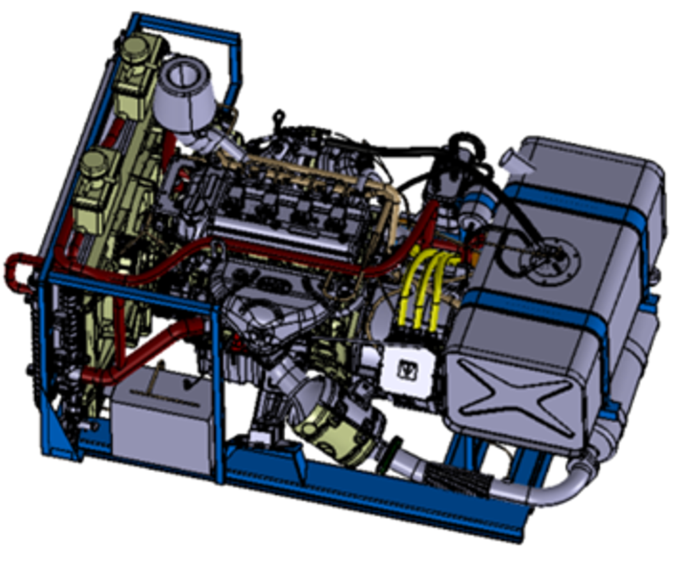 350V-45KW  Gasoline range increaser