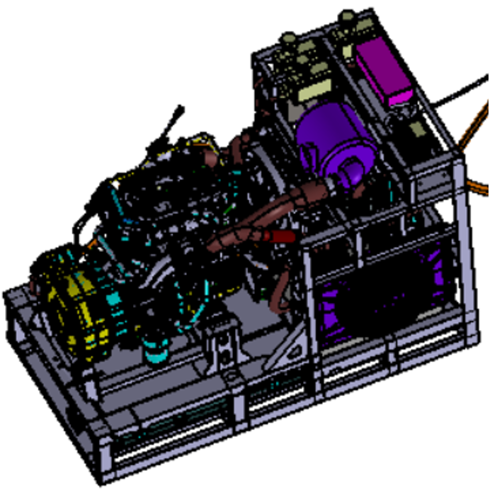 540V-60KW柴油增程
