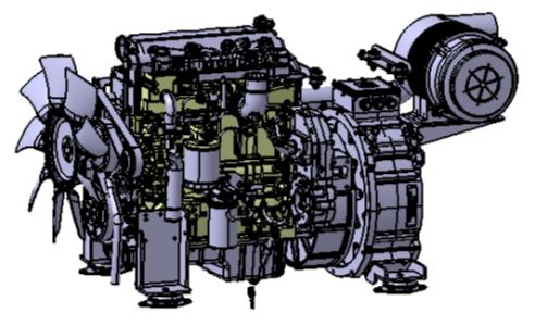 120KW柴油增程器
