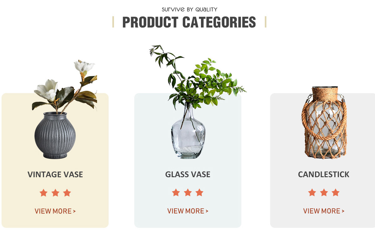  We have a diverse selection drawn from multiple high-quality product line.We offer a variety of planters, hurricanes candle holders and other decorative home accessories.