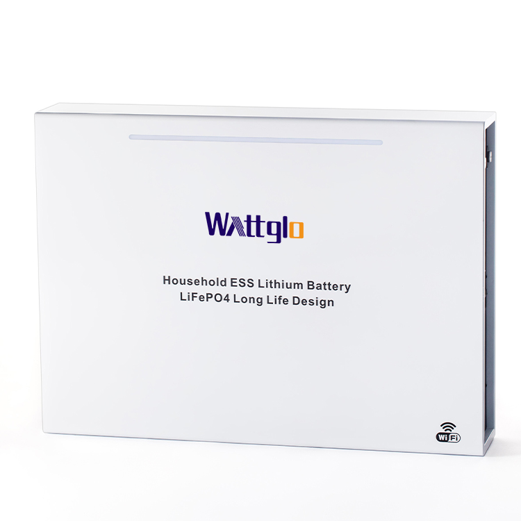 WATTGLO 10KWh lithium LiFePo4 battery 51.2V 200Ah Wall standing For home