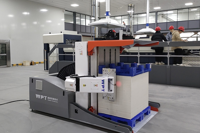 WPT Pile Turner Machine Is Installed in The Prin...