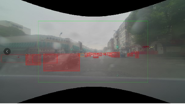 对图片中出现的各种类型的车辆和符合要求的行人、非机动车进行拉框标注。