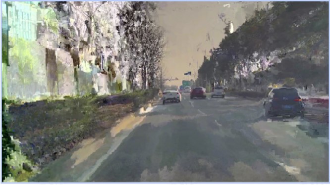 对图片中出现的符合要求的静态障碍物及其属性进行标注。