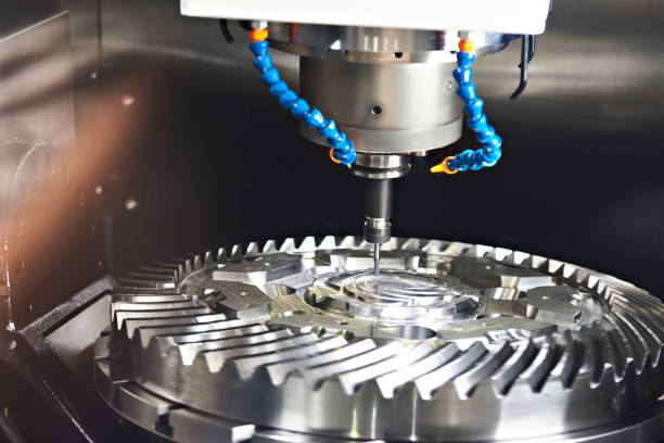 4-axis CNC machining, adding a rotational movement to the traditional 3-axis system (X, Y, Z), is crucial in both CNC milling and turning for creating complex shapes, but is more commonly used in CNC milling.  In CNC 