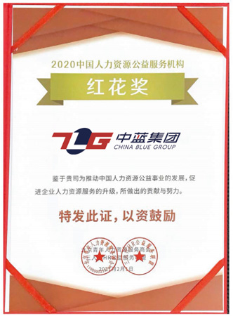 2020中国人力资源公益服务机构-红花奖