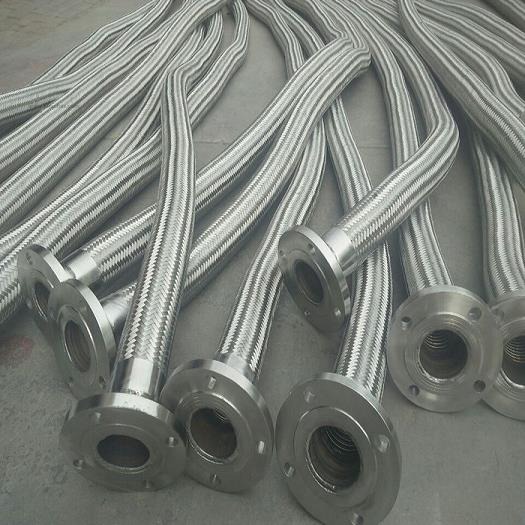 high temperature resistant stainless steel wire braiding flexible hose high pressure metal hose