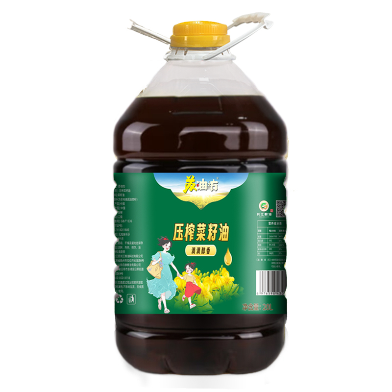 苏油坊-非转基因菜籽油 20L餐饮装