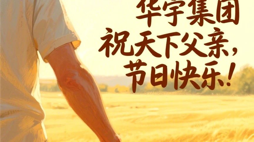 华宇集团祝天下父亲，节日快乐！