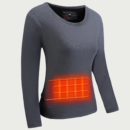 Heated Thermal Underwear Shirt For Women, 5V