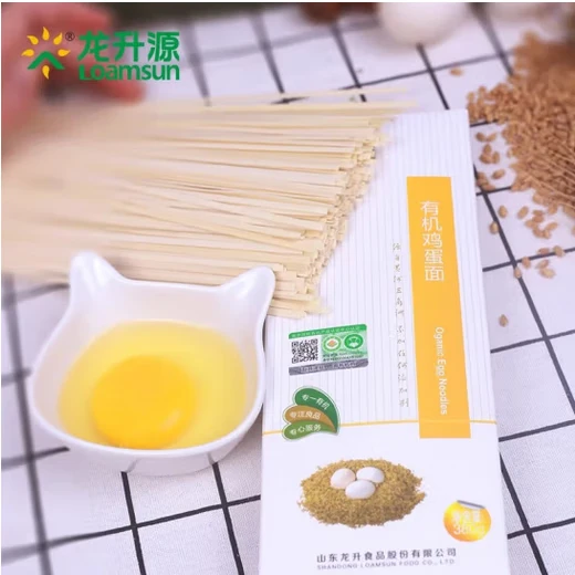 龙升源 有机鸡蛋挂面380g盒装