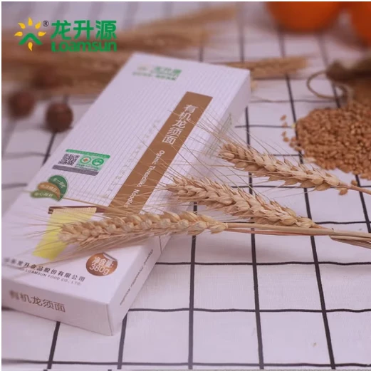 龙升源 有机龙须挂面380g盒装