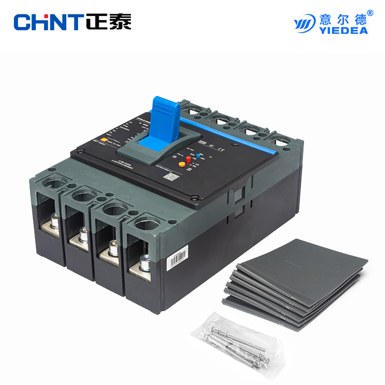 正泰漏电塑壳断路器NXMLE-250S4300A160A250A三相四线低压断路器 订购速发货