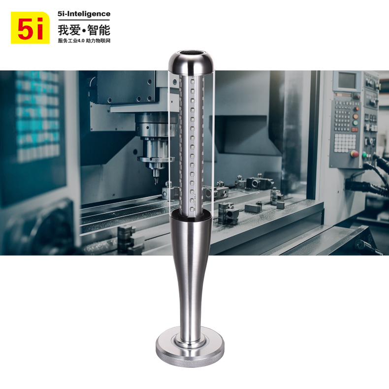 一体三色灯可折叠LED机床警示灯声光报警器可折叠机床多层信号塔灯24v带蜂鸣