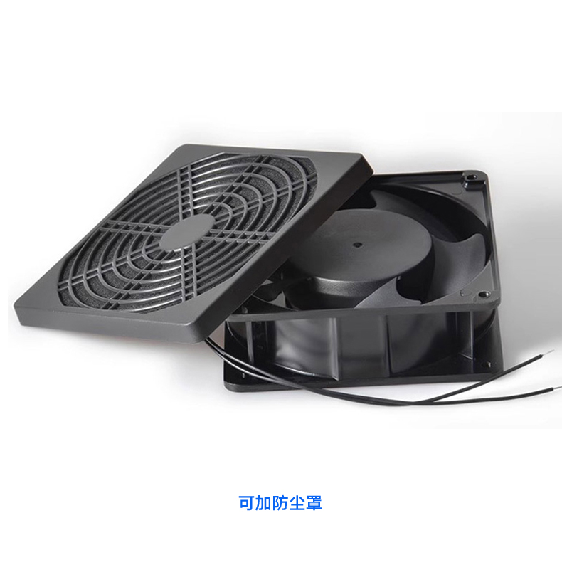 HT12038HA2SL静音小型轴流风机24v直流散热电脑变频器交流220V配电机柜风扇