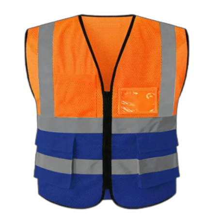Reflective Mesh Vest with Pocket (Mix Colors)