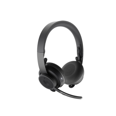 罗技（Logitech）Zone Wireless 无线蓝牙耳机头戴式耳机 ANC主动降噪 支持Qi无线充电 可折叠收纳