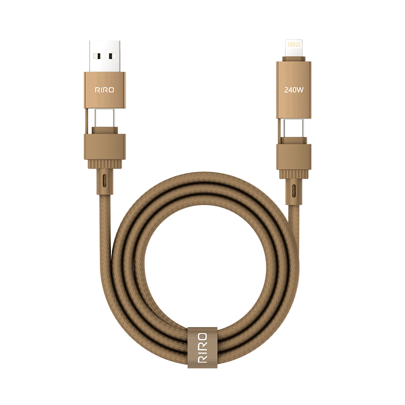 Four-In-One Braided Data Cable D60