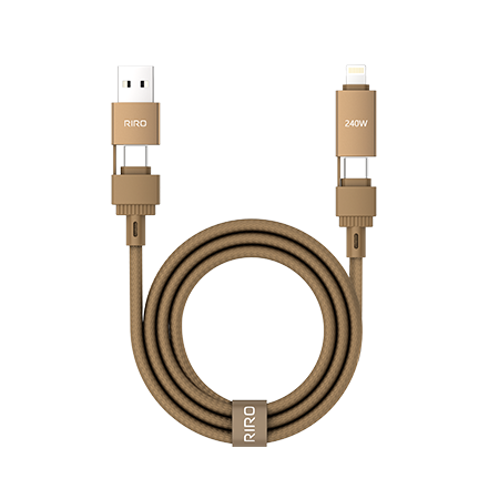 Four-In-One Braided Data Cable D60