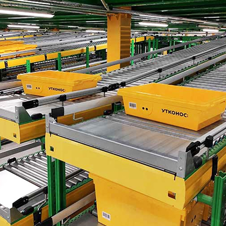 Multi-level roller conveyor