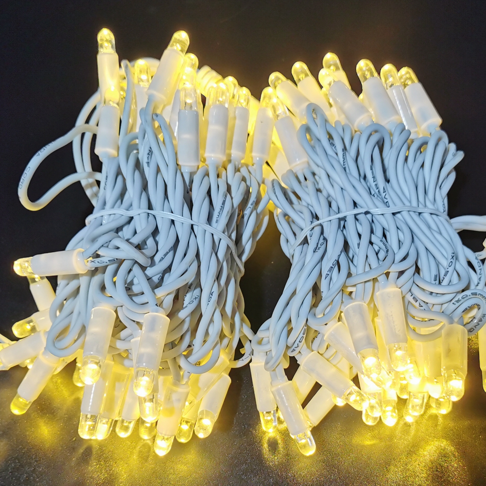 10M 100LED Rubber String Light