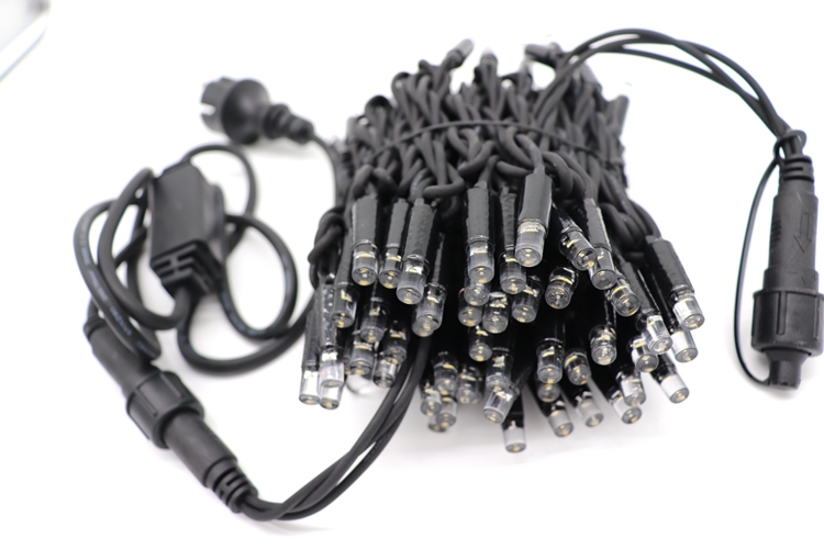 10M 100LED Black String Light