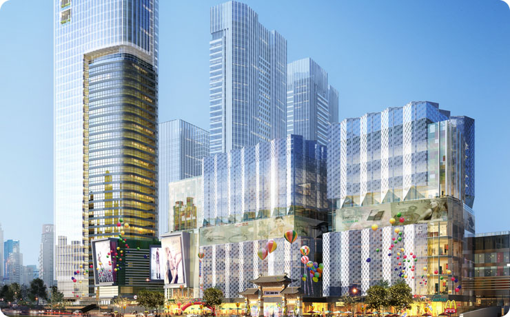 项目所在地：贵州贵阳
开发商：中国对外建设有限公司
建筑规模：55万㎡
项目类型：商业文化街区…
服务类型：商业定位及规划..