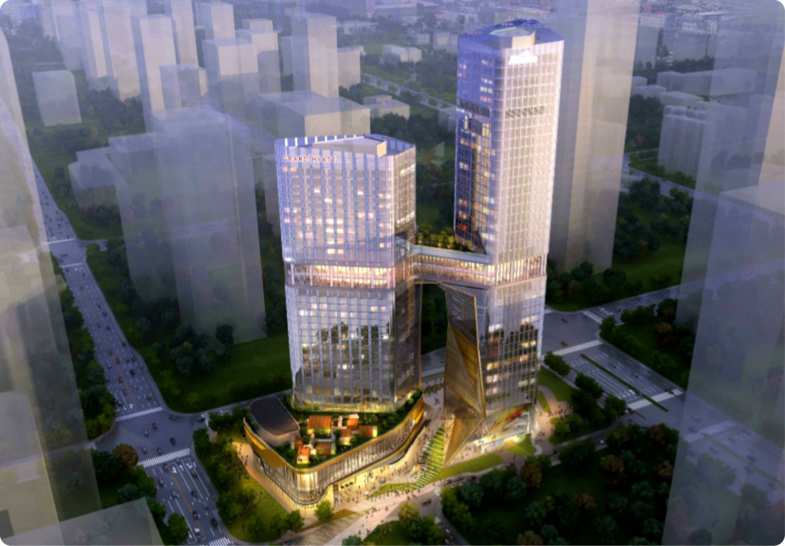 项目所在地：陕西西安
开发商：西安迈科金属国际集团
建筑规模：22.3万㎡
项目类型：高档写字楼
服务类型：工程造价审计咨询服务
项目造价：21亿人民币