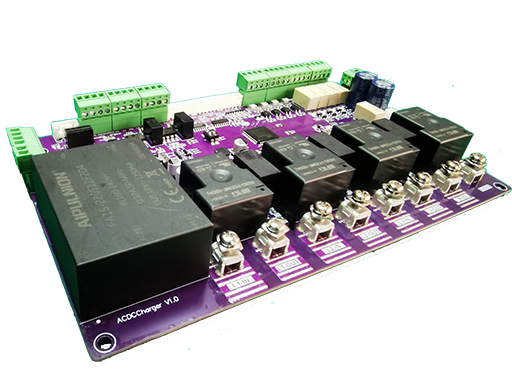 Ac/DC integrated dual-gun main control board