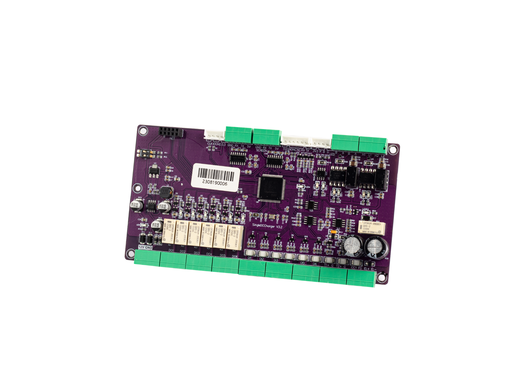 National standard DC single gun main control board