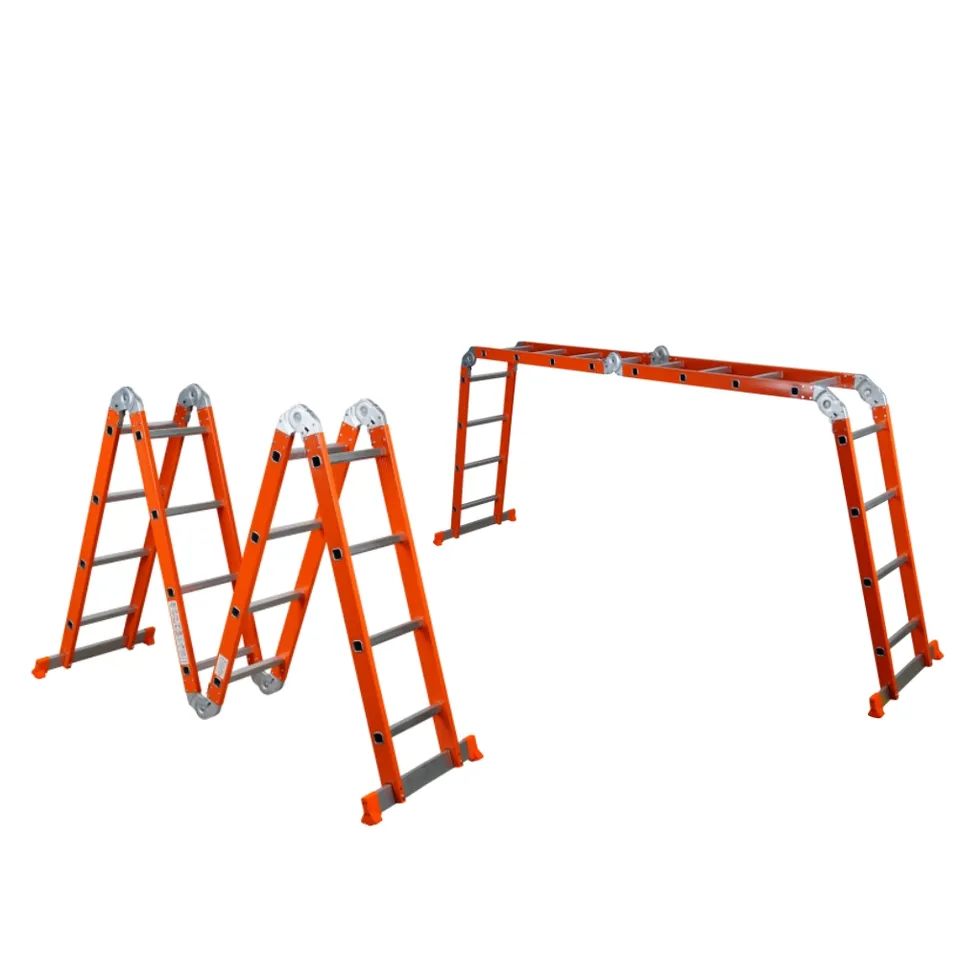 Durable Anti-Slip Multi-Function Telescopic Ladder Herringbone Scaffolding Aluminum Alloy Ladder