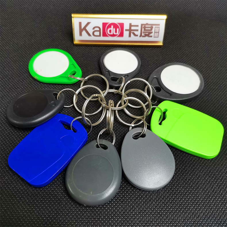 钥匙扣卡门禁卡多种款式多种颜色IC钥匙扣卡ID扣卡钥匙扣卡生产厂家