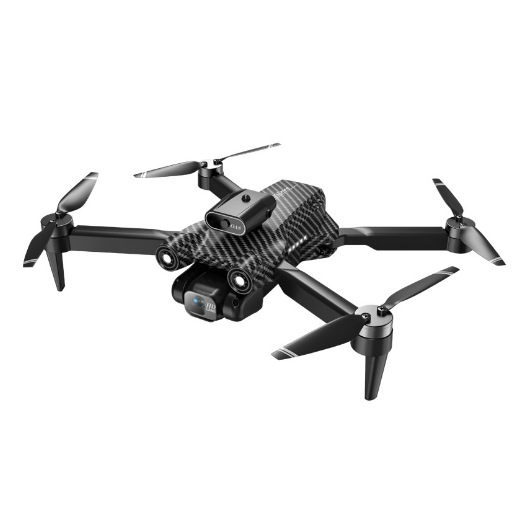 XXPLKPFA A13PRO Folding Wing Drone Folding Quadcopter Obstacle Avoidance RC Plane Toys 8K Pixels Carbon Fibre Optical Streaming Hovering 15 Minutes Endurance-Black