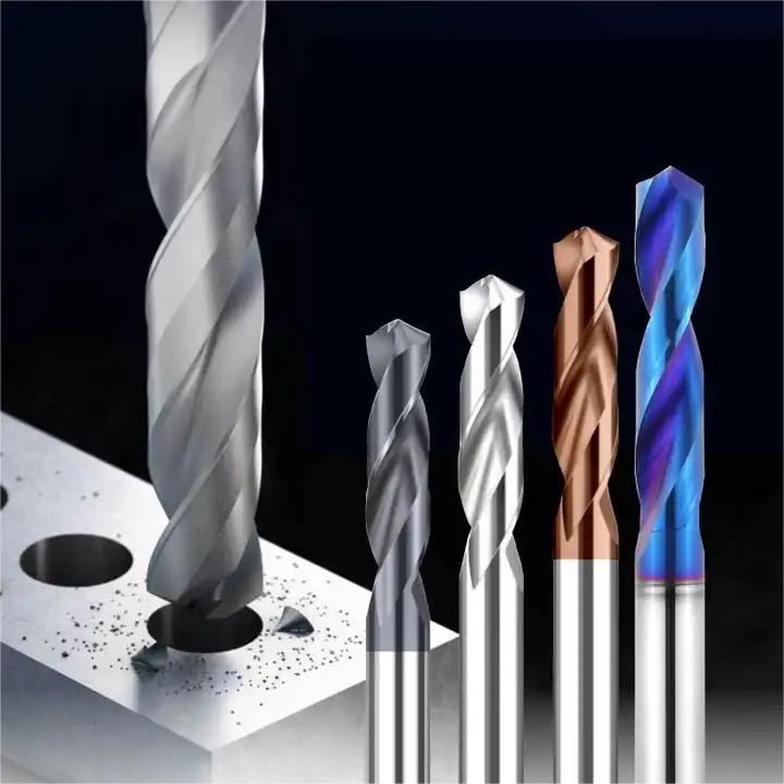 HRC55 Carbide Twist Drill For CNC Machine Tools Drill Bit Aluminum - jmzmfg