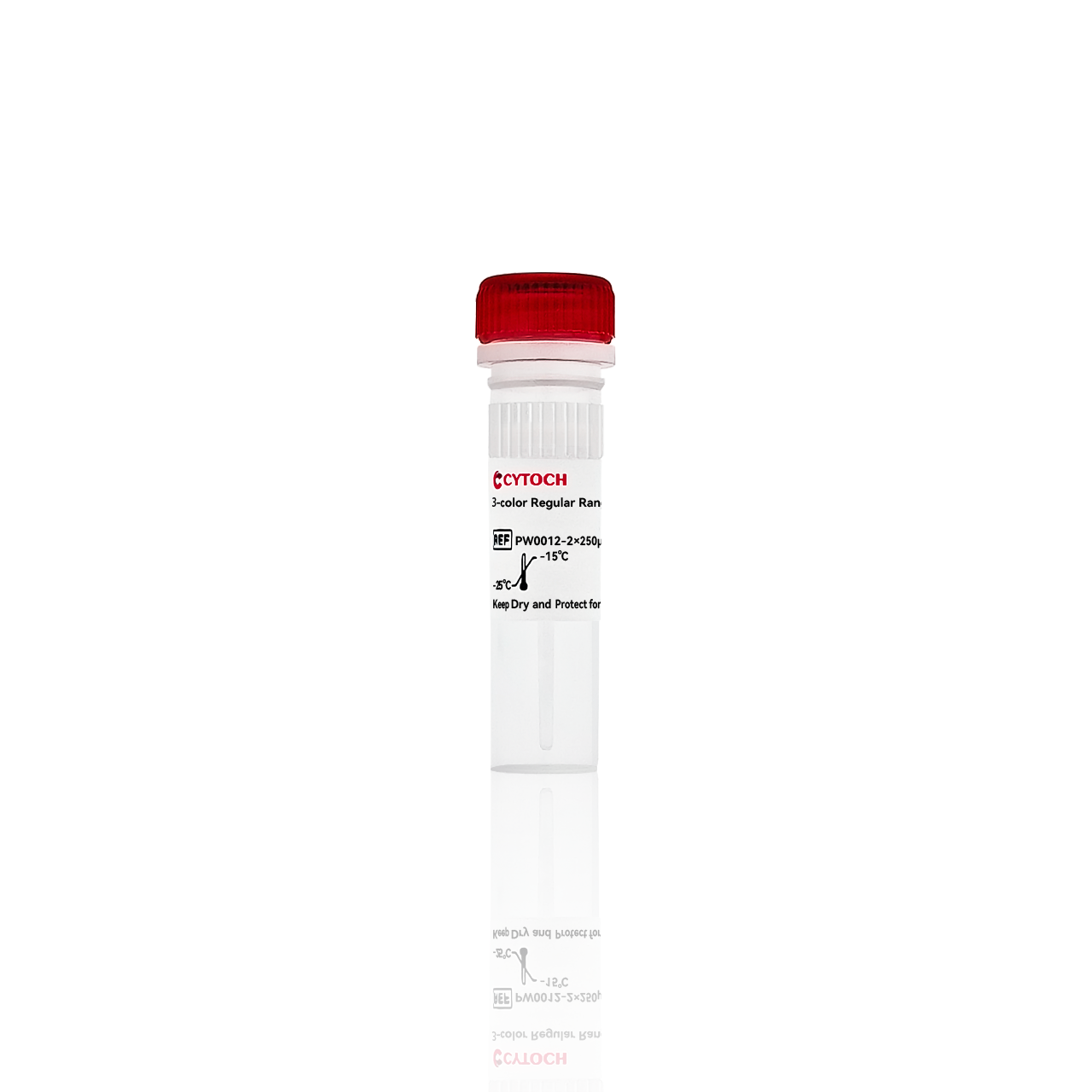 3-color Regular Range Protein Marker(10-250 kDa) 三色预染蛋白分子量标准(10-250KDa) | PW0012