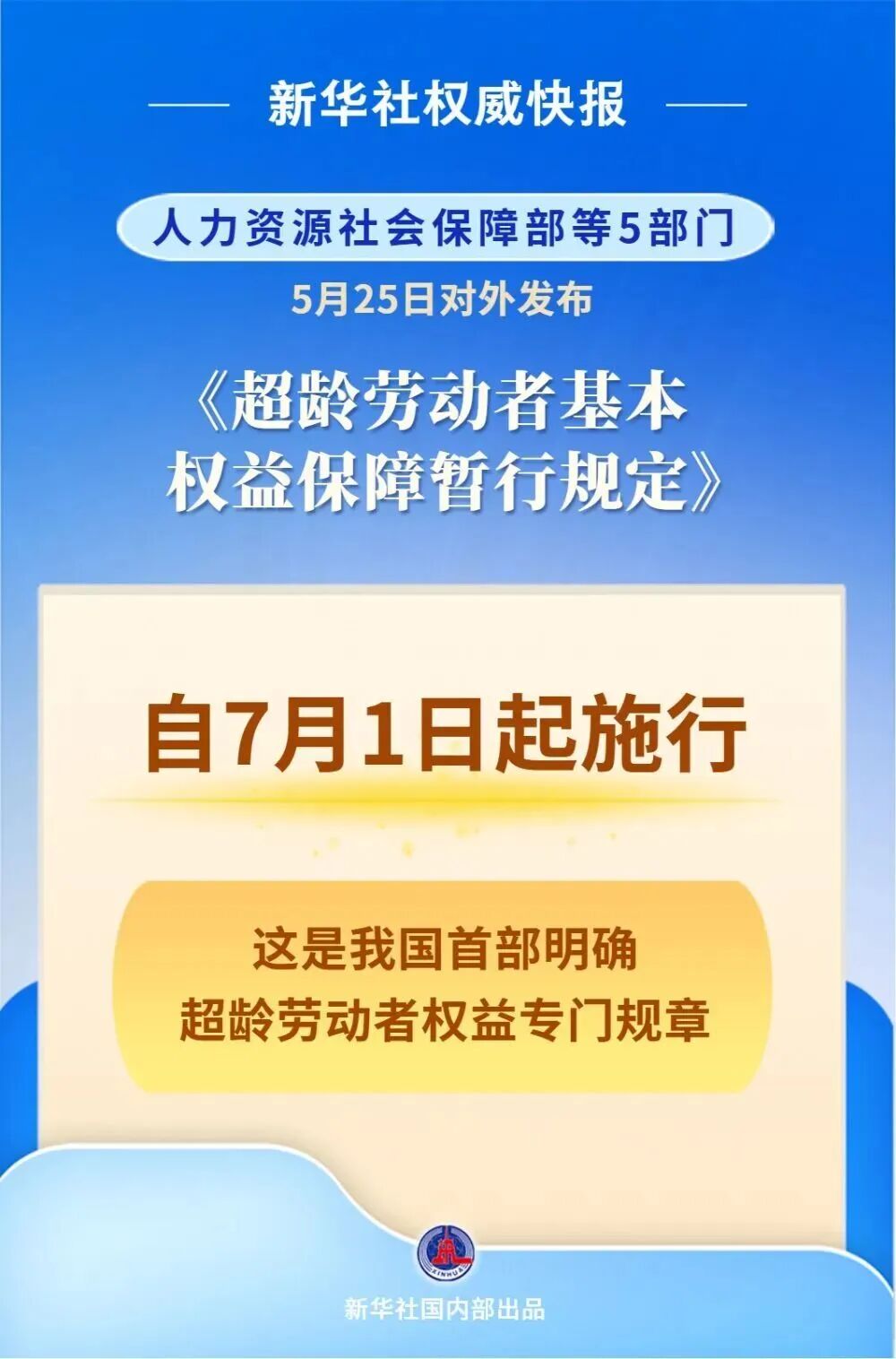 重磅消息!明确超龄劳动者权益,首部专门规章7月1日起施行