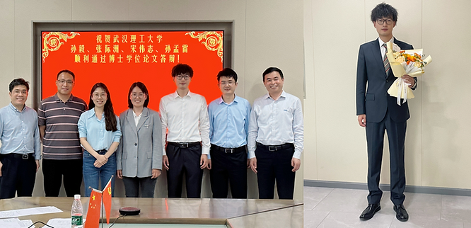 Congratulations to Dr. Zhang Jizhou on successfully passing the doctoral graduation reply.