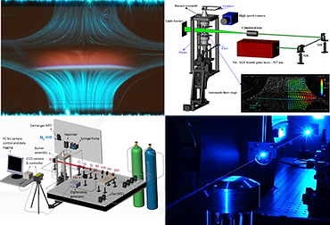 A prerequisite for in-depth analysis of the combustion process is the acquirement of the detailed physical and chemical parameters through advanced measurement technology. C&LSL is committed to the development of combustion diagnostic methods to provide technical support and novel measurement ideas for challenging combustion experiments. Commonly used techniques in C&LSL include: Laser Induced Fluorescence (LIF), Laser Induced Incandescence (LII), Tunable Diode Laser Absorption Spectroscopy (TDLAS), Fourier Transform Infrared Spectroscopy (FTIR), High Repetitive Frequency Particle Image Velocimetry (PIV), Phase Doppler Particle Analysis (PDPA), Scanning-Mobility Particle Size Distribution Analysis (SMPS), Gas Chromatography-Mass Spectrometry (GC-MS), and etc.