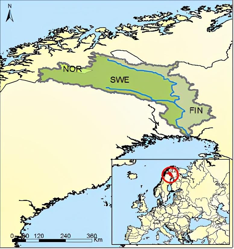 Torne/Tornealven 248（Finland /Norway...